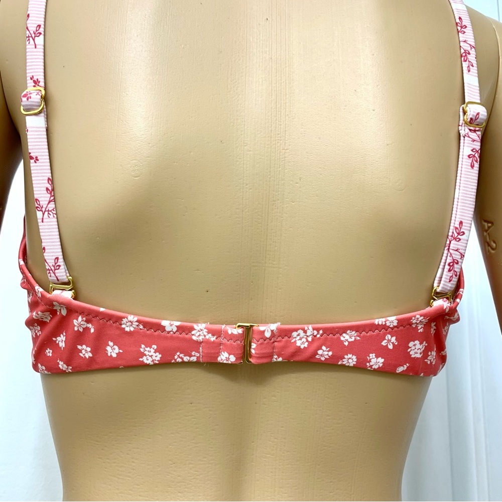 Polo by Ralph Lauren Floral Bikini Top Criss-Cross swimsuit size L - Picture 5 of 10